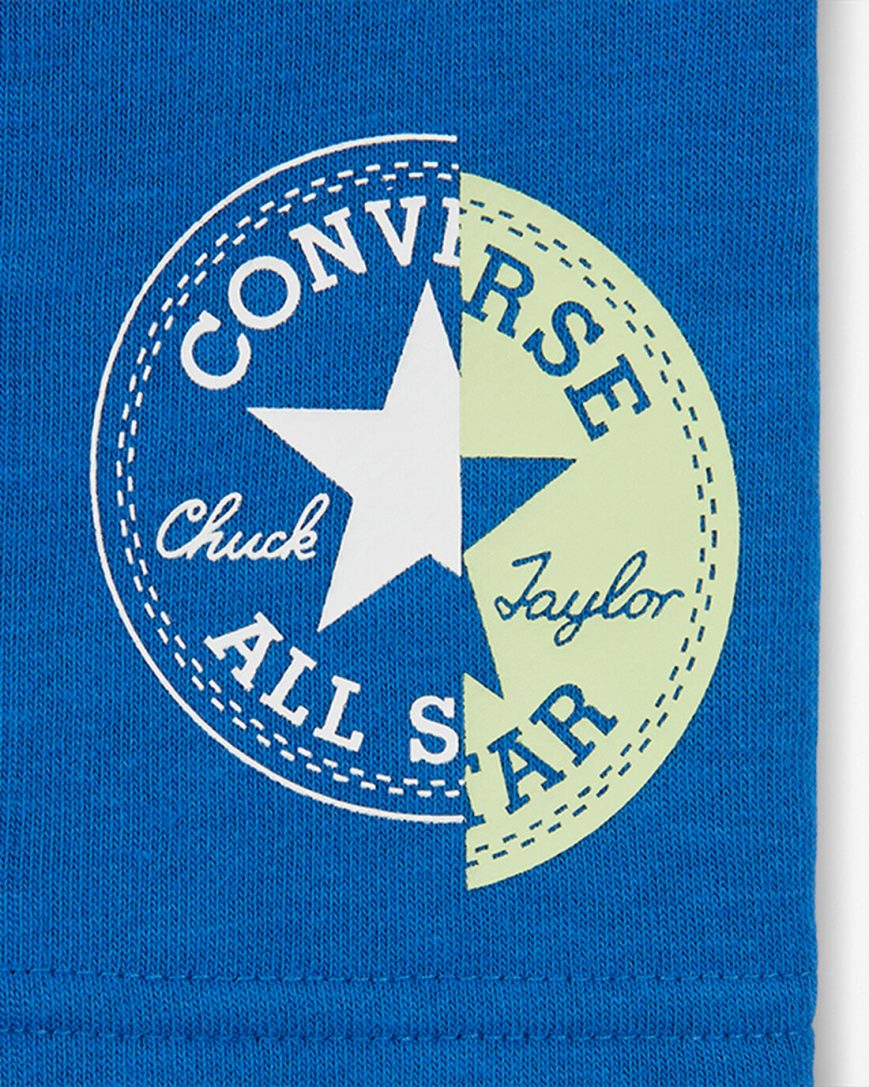 Boys' Converse All Star Logo Graphic French Terry Shorts Royal | AU 90E53O